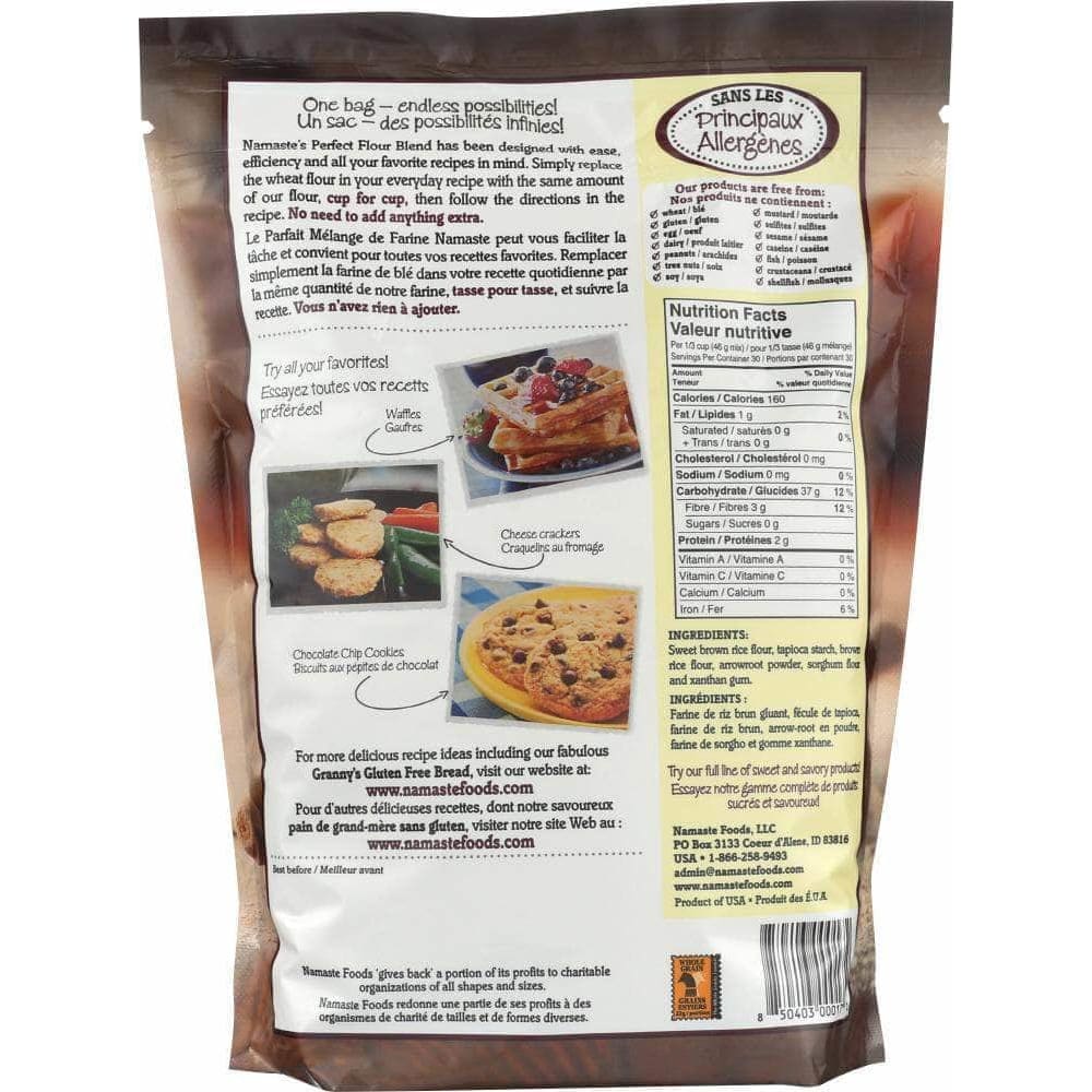 Namaste Namaste Foods Perfect Flour Blend Gluten Free, 48 oz