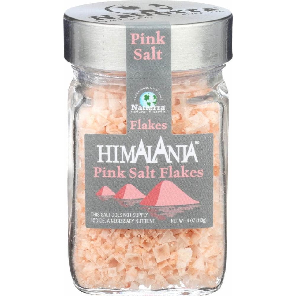 NATIERRA NATIERRA Himalania Pink Salt Flakes Jar, 4 oz