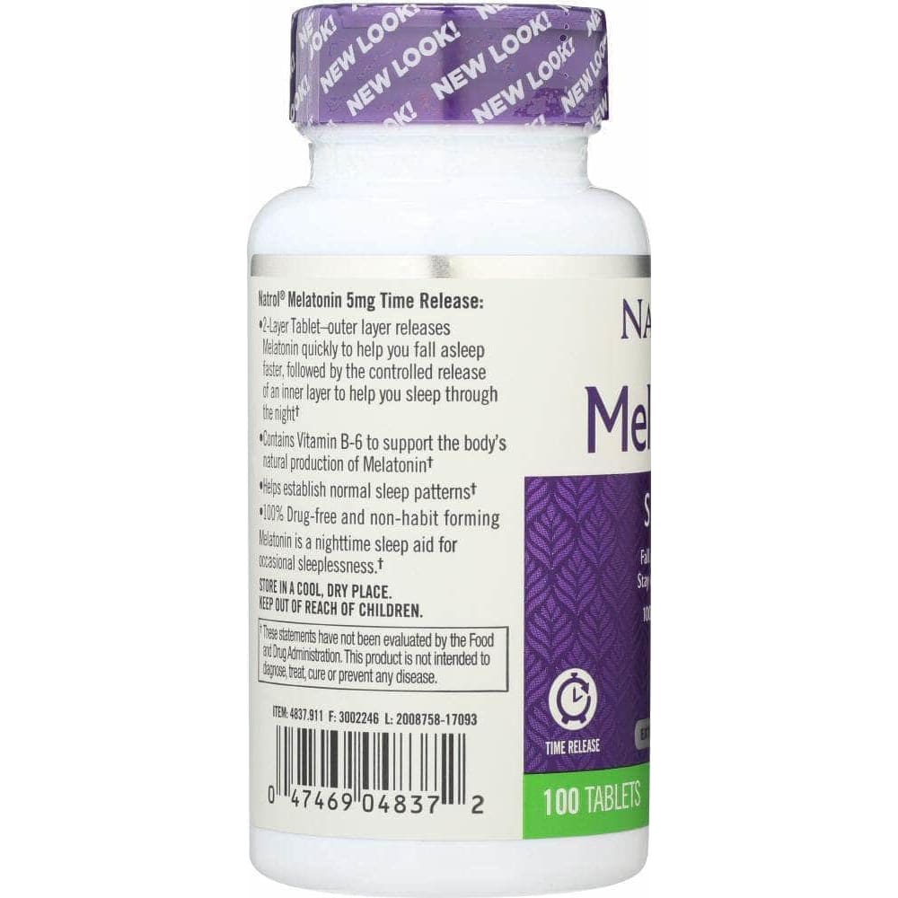 Natrol Natrol Melatonin TR Time Release 5 mg, 100 tablets