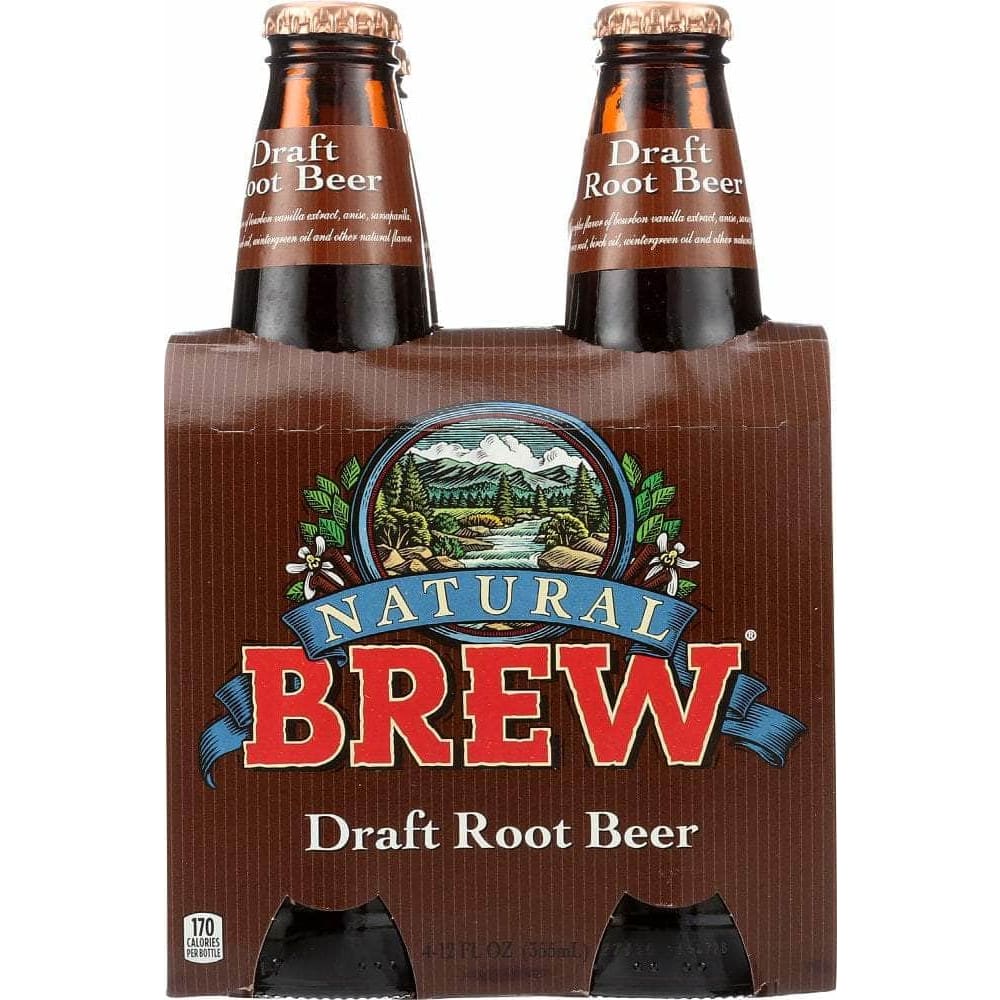 NATURAL BREW Natural Brew Draft Root Beer 4 Pack, 48 Oz