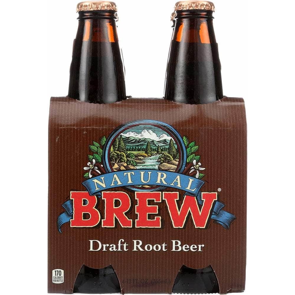 NATURAL BREW Natural Brew Draft Root Beer 4 Pack, 48 Oz