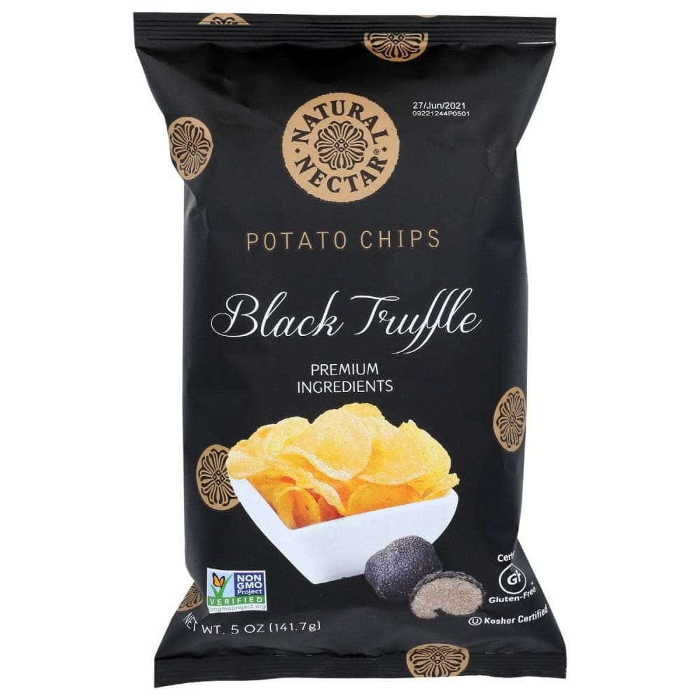 NATURAL NECTAR Grocery > Snacks > Chips > Potato Chips NATURAL NECTAR: Chips Potato Blk Truffle, 5 oz