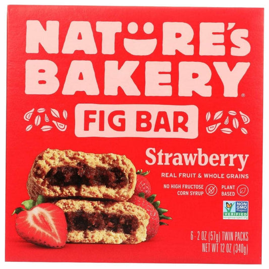 NATURES BAKERY Natures Bakery Bar Fig Ww Strwbrry 6Ct, 12 Oz