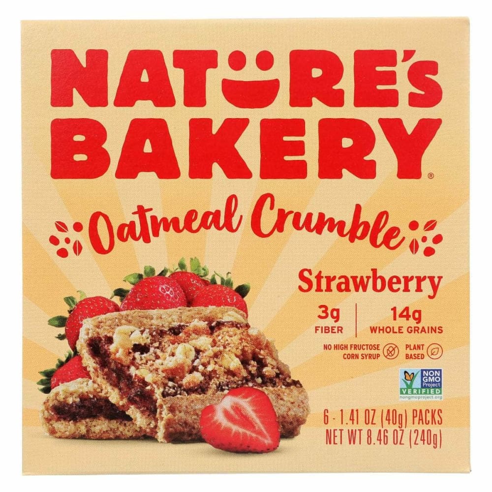 NATURE'S BAKERY NATURES BAKERY Bar Oatml Crmb Strw, 8.46 oz