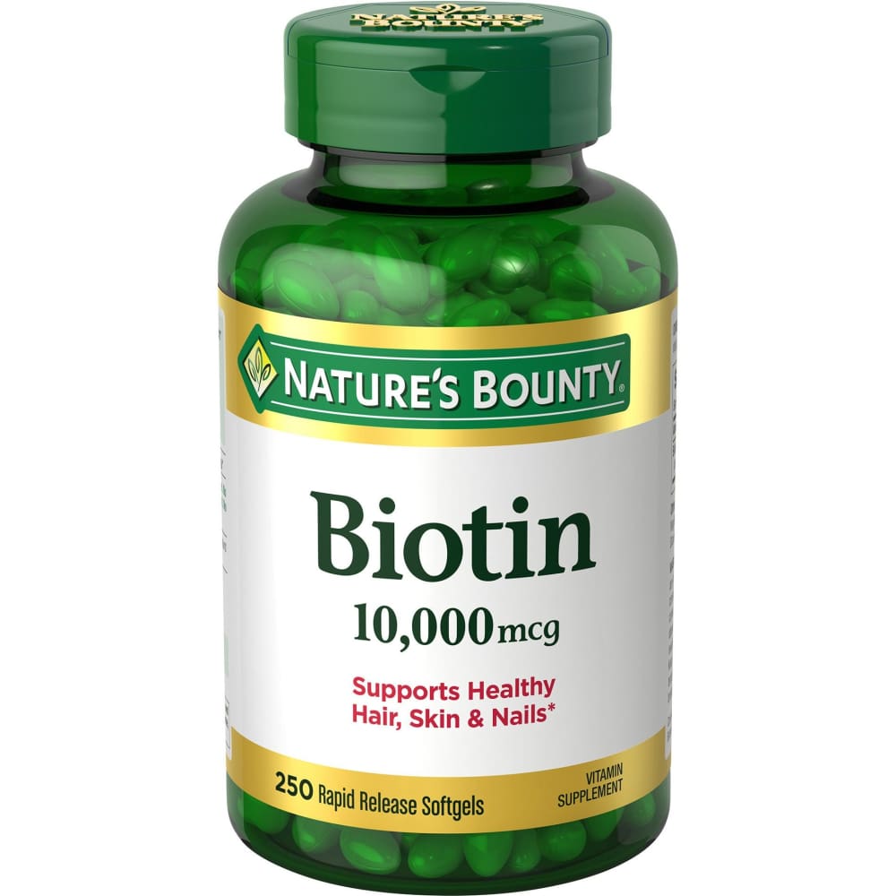 Nature’s Bounty Biotin 10,000 mcg 250 ct. - Nature’s Bounty