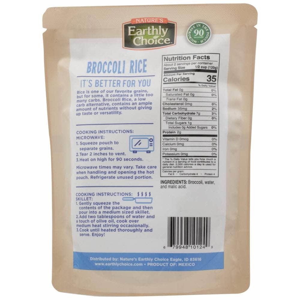 Natures Earthly Choice Natures Earthly Choice Broccoli Rice, 8.5 oz