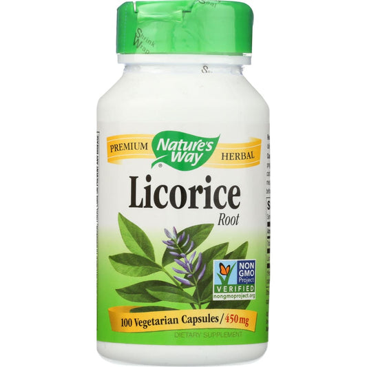 NATURES WAY: Licorice Root 100 Veg 100 cp (Pack of 3) - Grocery > Beverages > Coffee Tea & Hot Cocoa - NATURES WAY