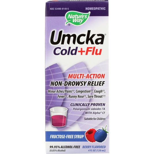 NATURES WAY: Umcka Berry Syrup 4 oz - Grocery > Beverages > Coffee Tea & Hot Cocoa - NATURES WAY