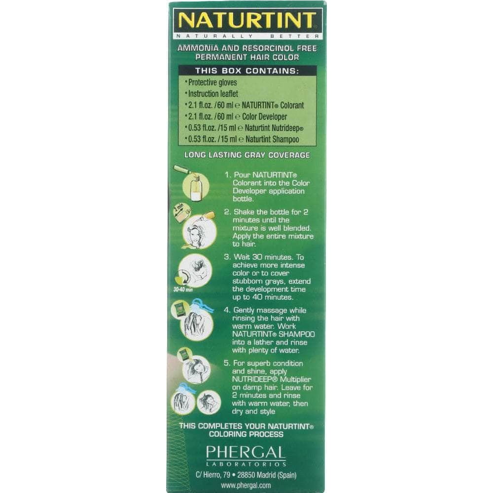 NATURTINT Naturtint Permanent Hair Color 3N Dark Chestnut Brown, 5.28 Oz