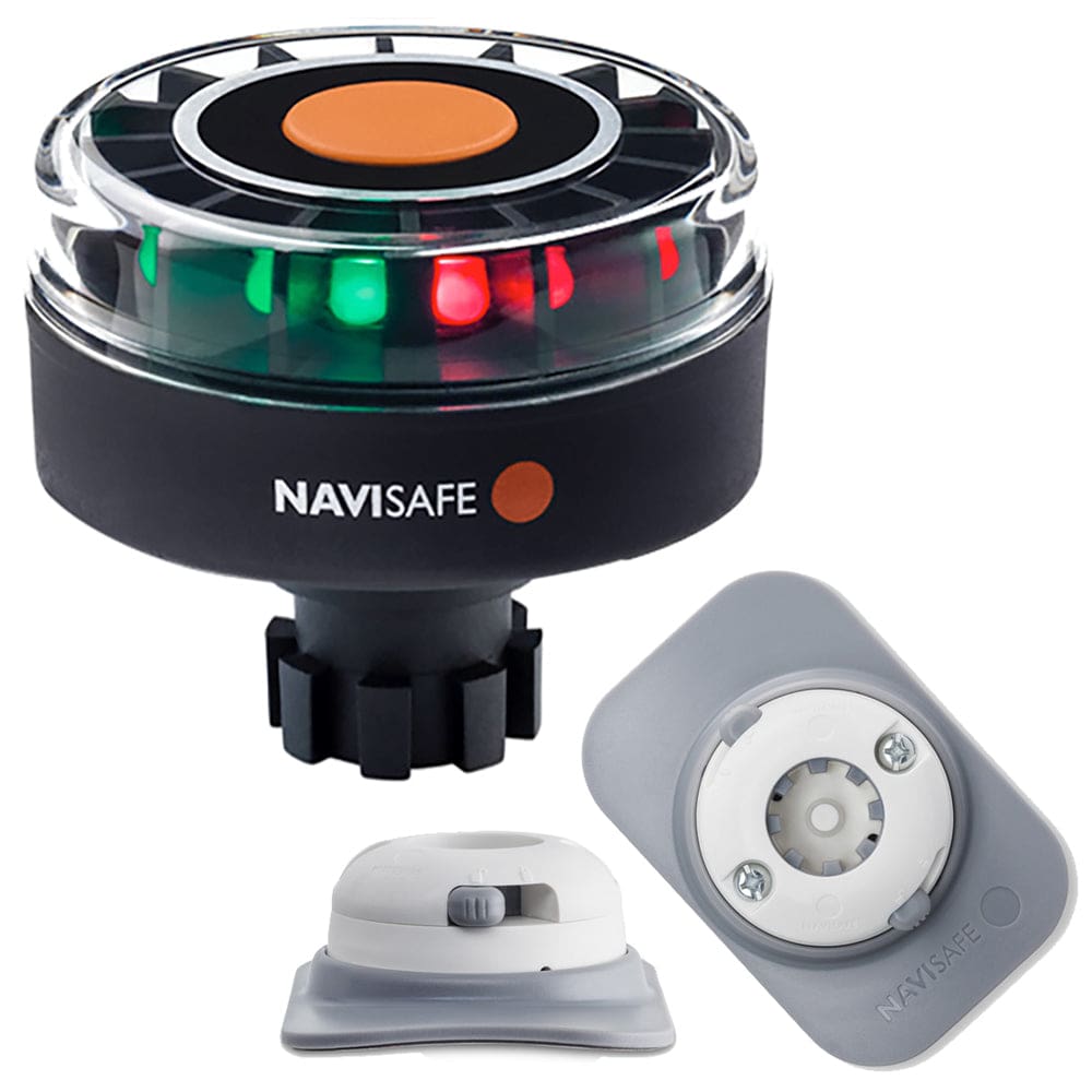 Navisafe Navilight Tricolor 2NM w/ Navibolt Base & RIB Mount - White - Paddlesports | Navigation Lights,Lighting | Navigation Lights -