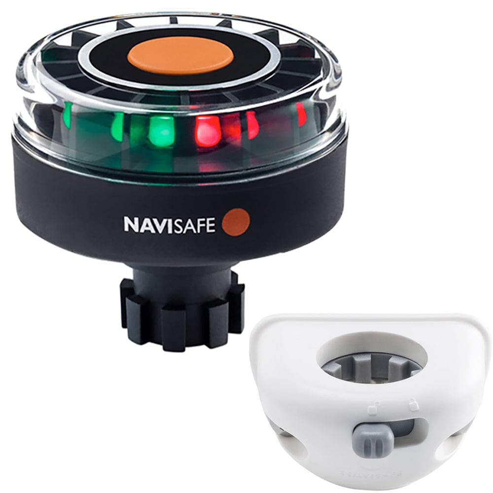 Navisafe Navilight Tricolor 2NM w/ Navibolt Base & Vertical Mount - White - Paddlesports | Navigation Lights,Lighting | Navigation Lights -