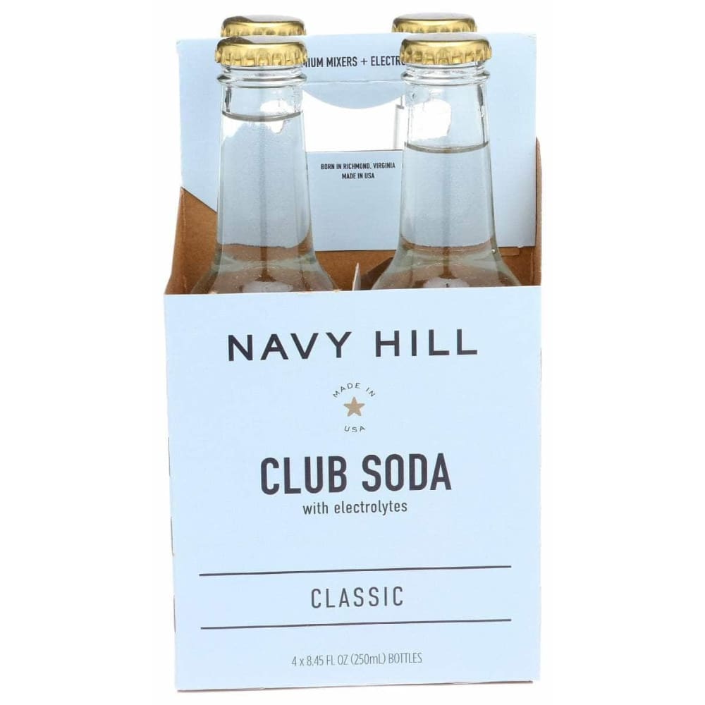 NAVY HILL Navy Hill Club Soda 4 Count, 33.8 Fo