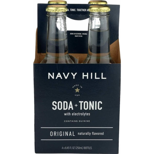 NAVY HILL Navy Hill Soda Tonic Original 4 Count, 33.8 Fo