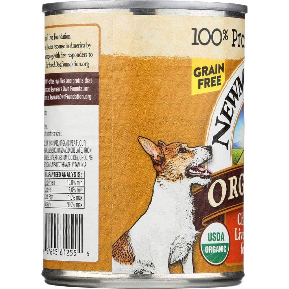 Newmans Own Newmans Own Organic Dog Can Green Free Liver Chicken, 12.7 oz