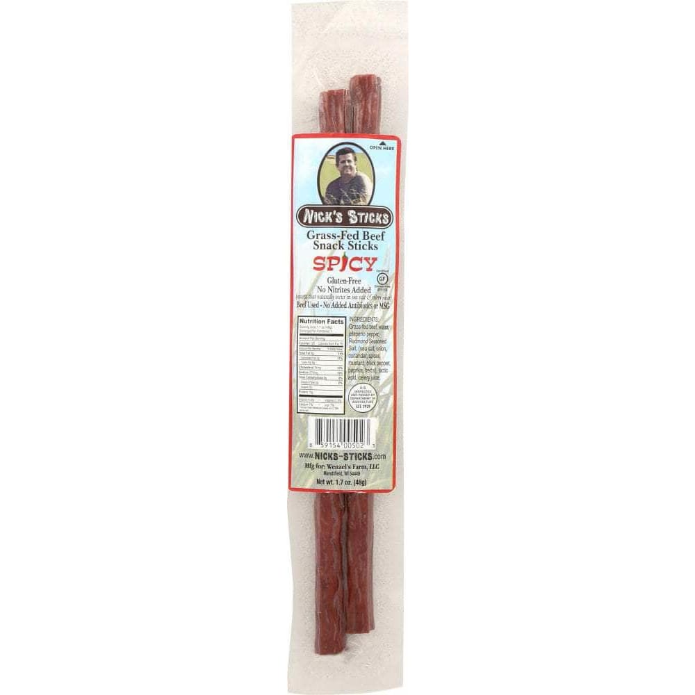 Nicks Sticks Nicks Sticks SNACK BEEF STX SPCY GRASS (1.700 OZ)