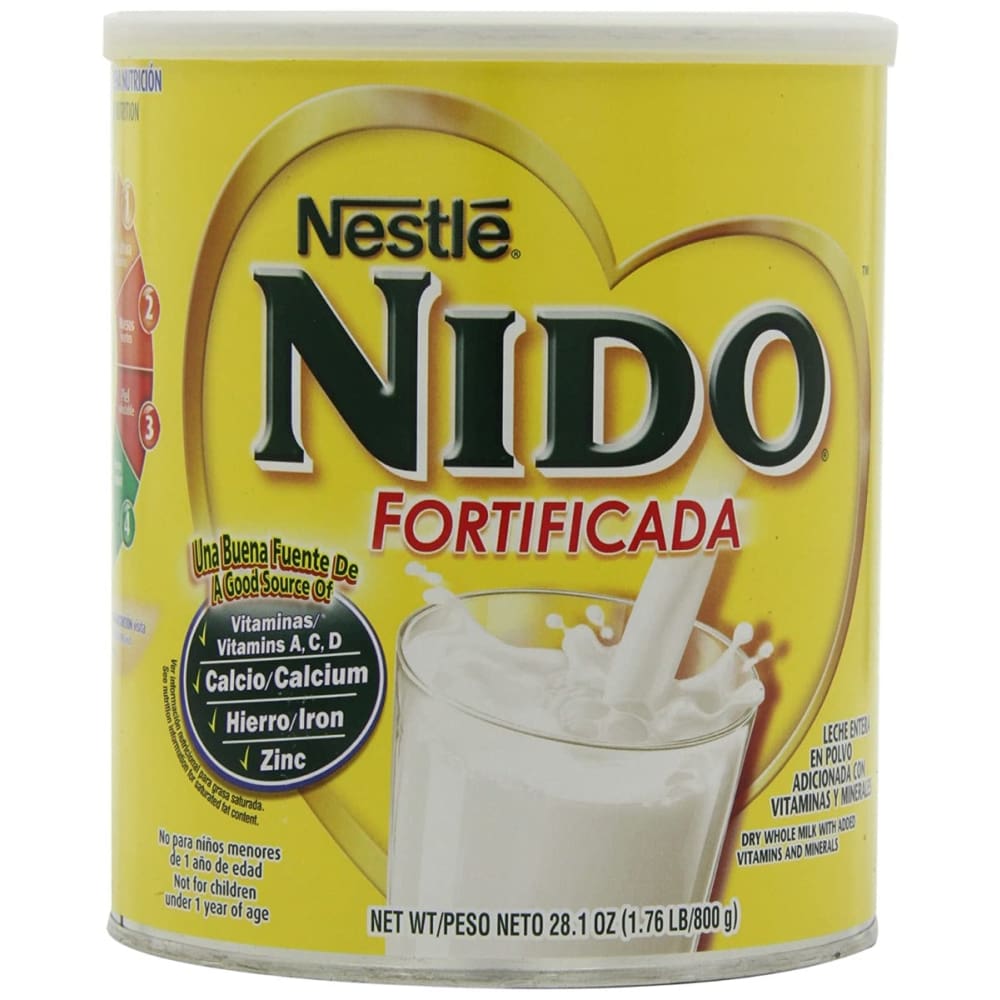 NIDO: Fortificada Dry Whole Milk Powder, 28.16 oz | ShelHealth