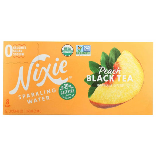 NIXIE NIXIE Water Sprk Peach Blk Tea, 96 fo