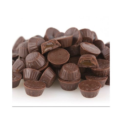 No Brand Mini Milk Chocolate Flavored Caramel Cups 10lb - Candy/Chocolate Coated - No Brand