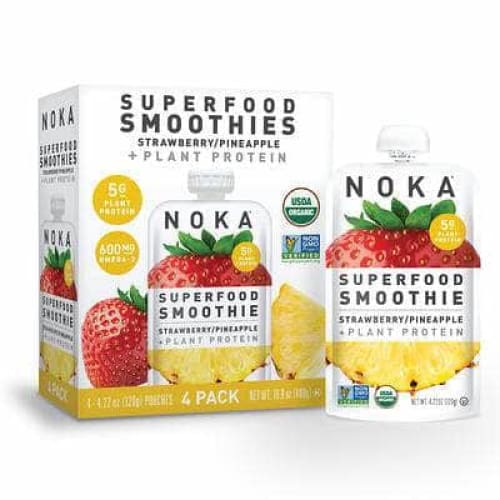 NOKA Noka Strawberry Pineapple Smoothie, 4 Pc