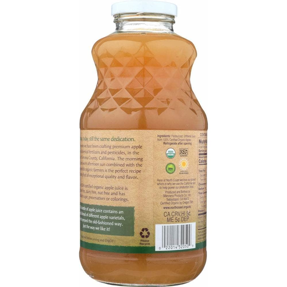 North Coast North Coast Juice Apple Organic, 32 oz