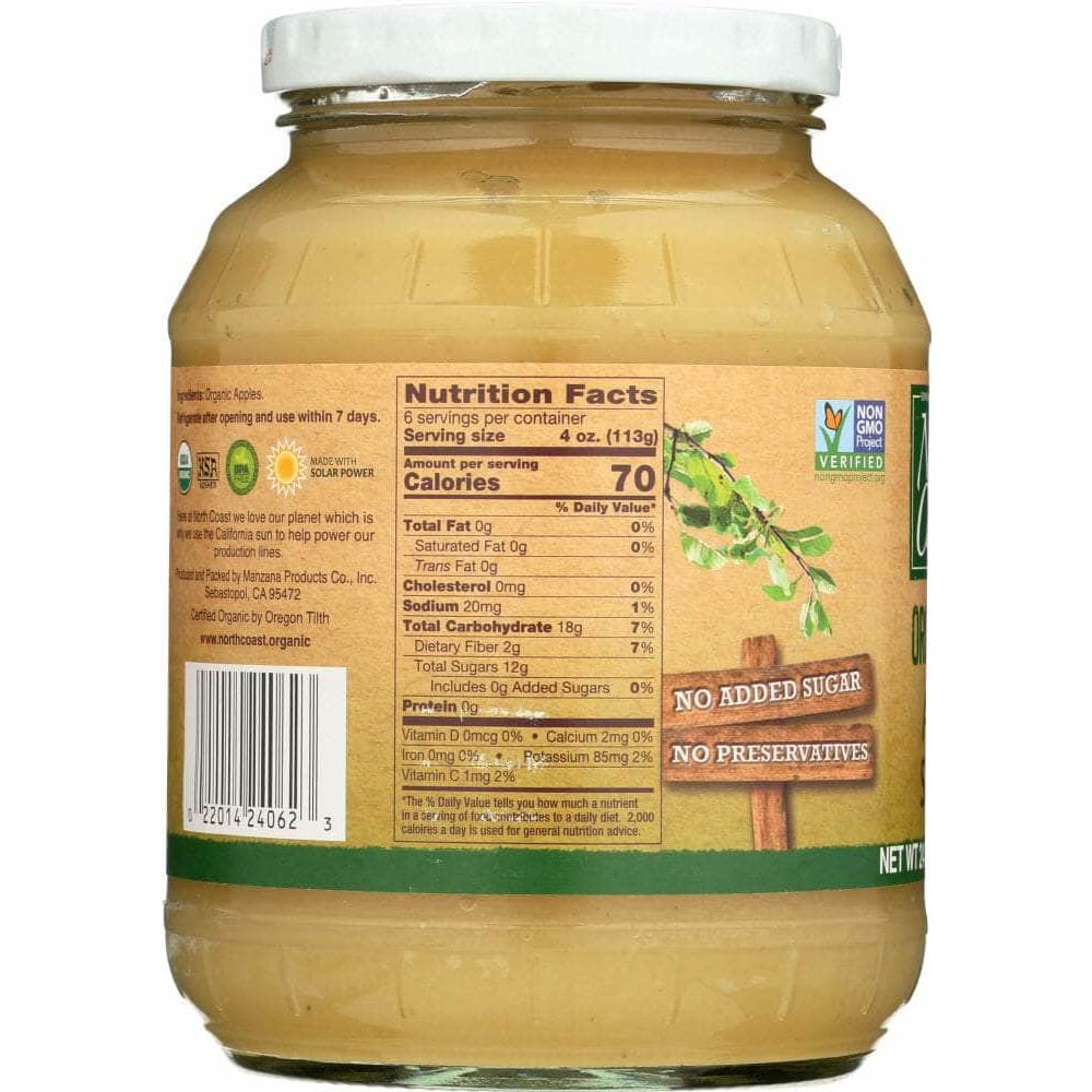 North Coast North Coast Organic Applesauce, 24 oz