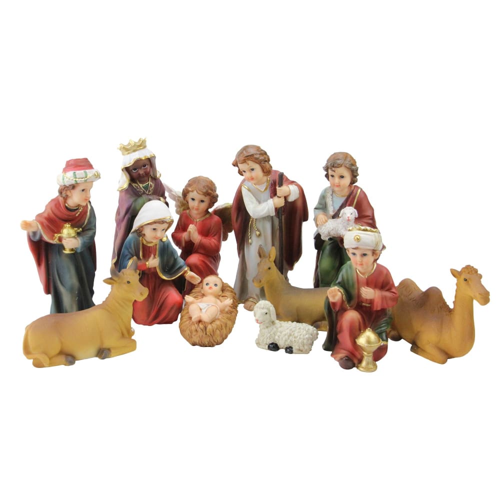 Northlight 12-Pc. Religious Children’s First Christmas Nativity Set - Home/Seasonal/Holiday Home/Holiday Home Decor/Indoor Holiday Decor/ -