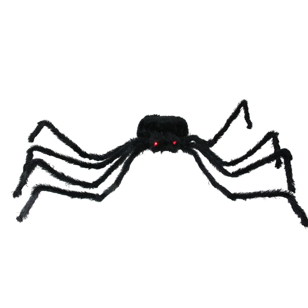 Northlight 44 Pre-Lit Black Spider with Red Eyes Halloween Decoration - Home/Seasonal/Halloween & Harvest/Halloween Decor/ - Northlight