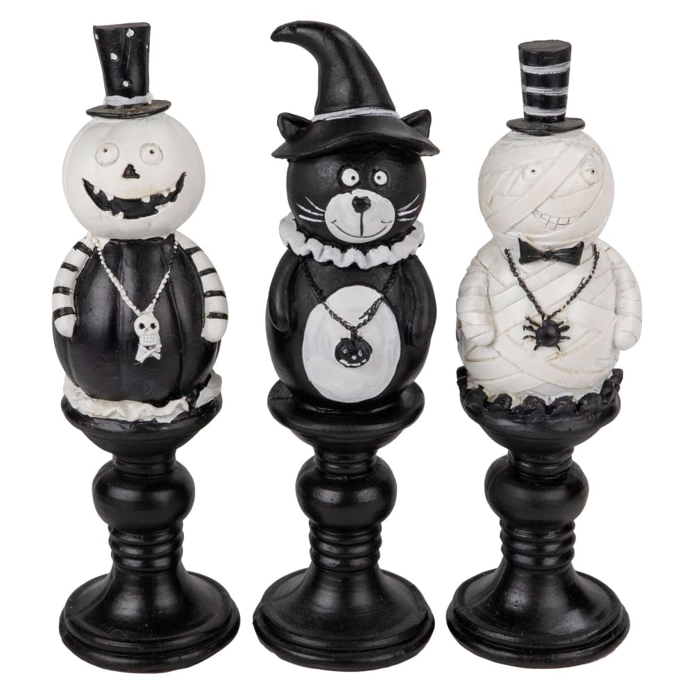 Northlight 8.25 Halloween Candlestick Decorations 3 ct. - Home/Seasonal/Halloween & Harvest/Halloween Decor/ - Northlight