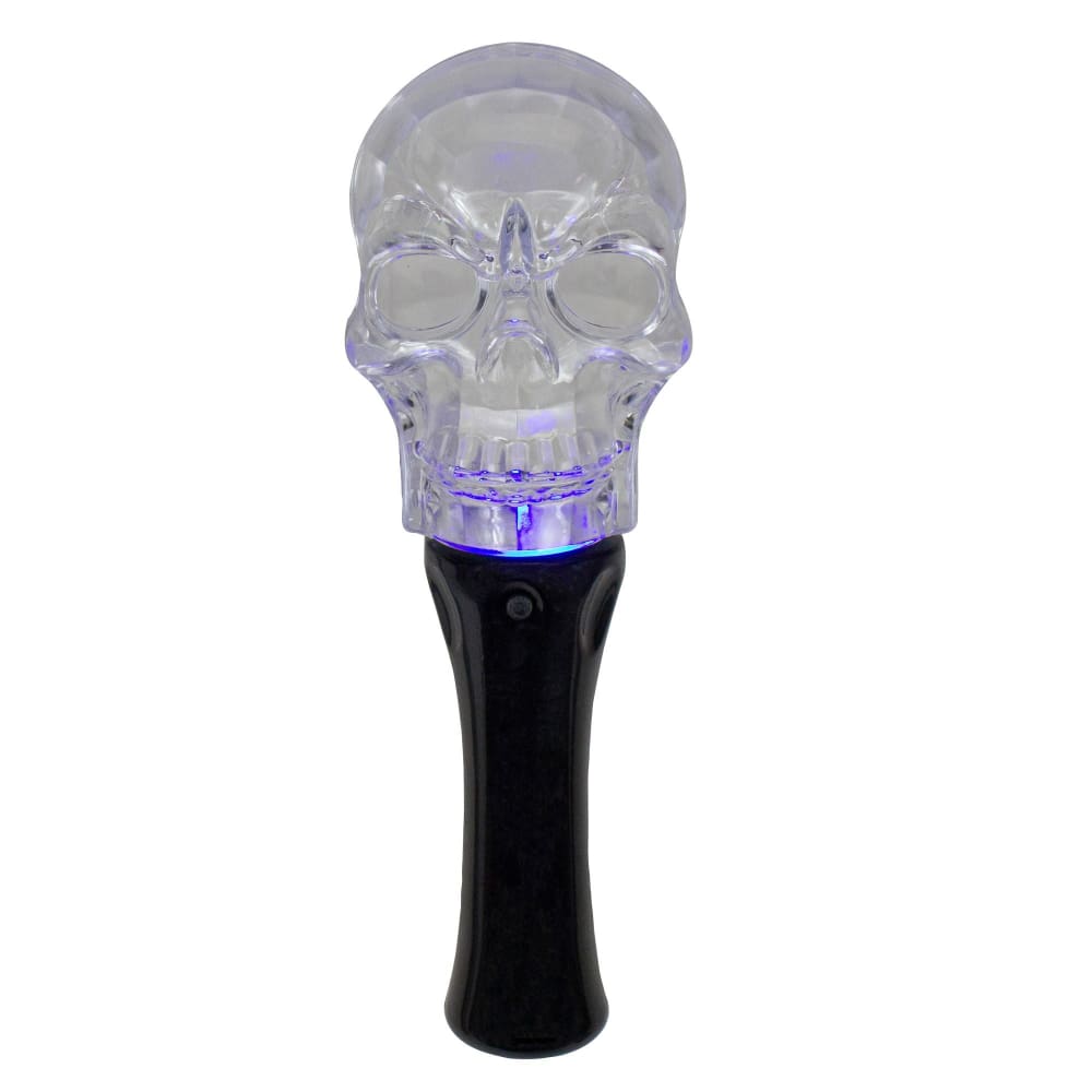 Northlight 9 LED Transparent Multi-Function Halloween Skull Light - Home/Seasonal/Halloween & Harvest/Halloween Decor/ - Northlight