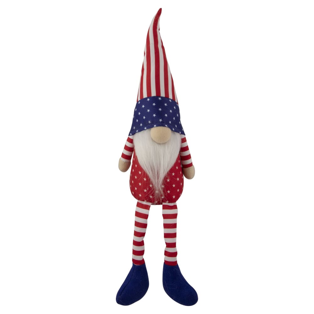 Northlight Americana 17.75 Sitting Boy July 4th Gnome - Home/Seasonal/Summer Seasonal/Summer Decor/ - Northlight