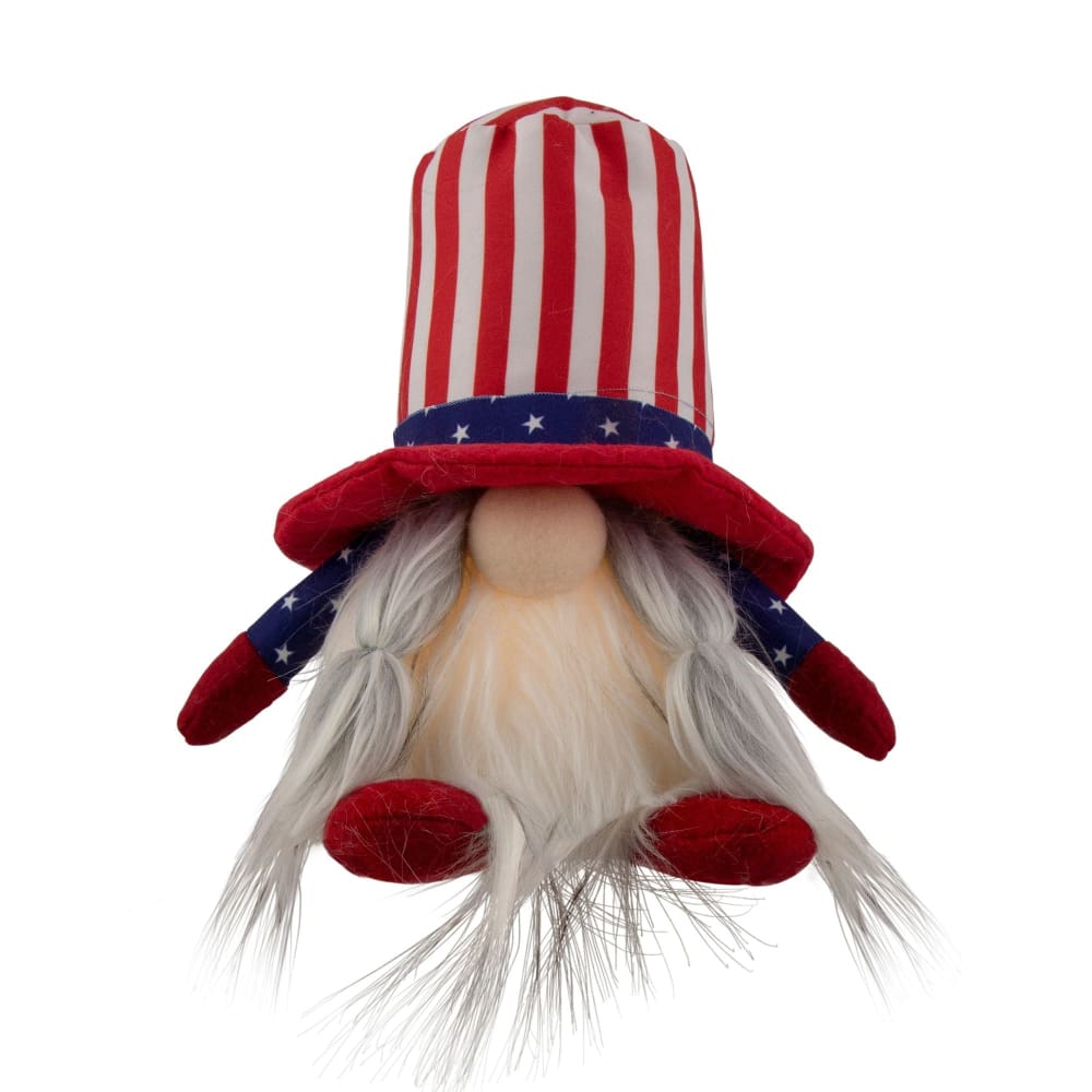 Northlight Americana 6.75 July 4th Light Up Female Gnome - Home/Seasonal/Summer Seasonal/Summer Decor/ - Northlight