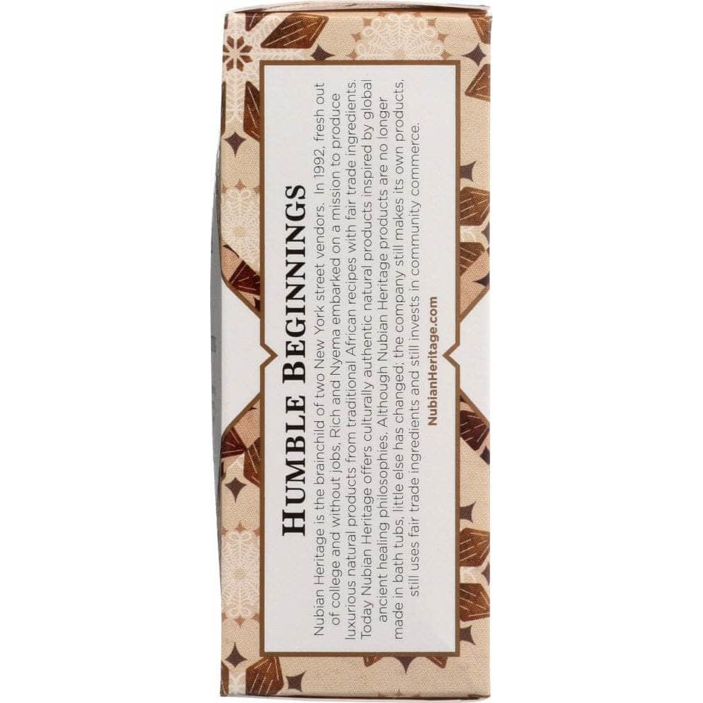 NUBIAN HERITAGE Nubian Heritage Bar Soap Raw Shea Butter With Soy Milk Frankincense And Myrrh, 5 Oz