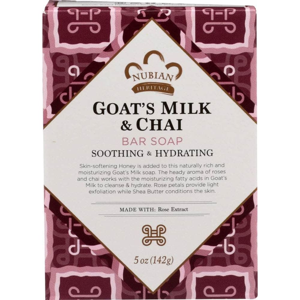 NUBIAN HERITAGE Nubian Heritage Goat'S Milk & Chai Soap, 5 Oz