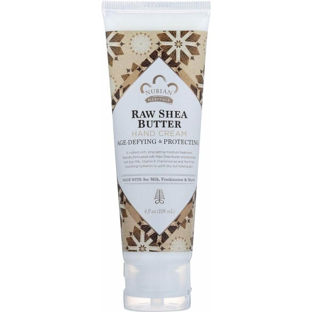 NUBIAN HERITAGE Nubian Heritage Hand Cream Raw Shea Butter, 4 Oz