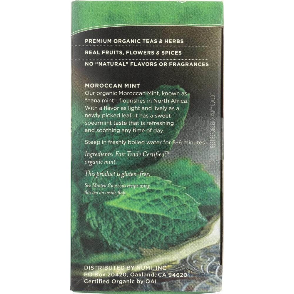 Numi Numi Teas Organic Moroccan Mint Herbal Tea, 18 bg