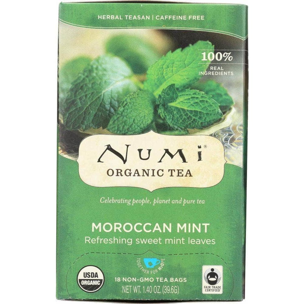 Numi Numi Teas Organic Moroccan Mint Herbal Tea, 18 bg