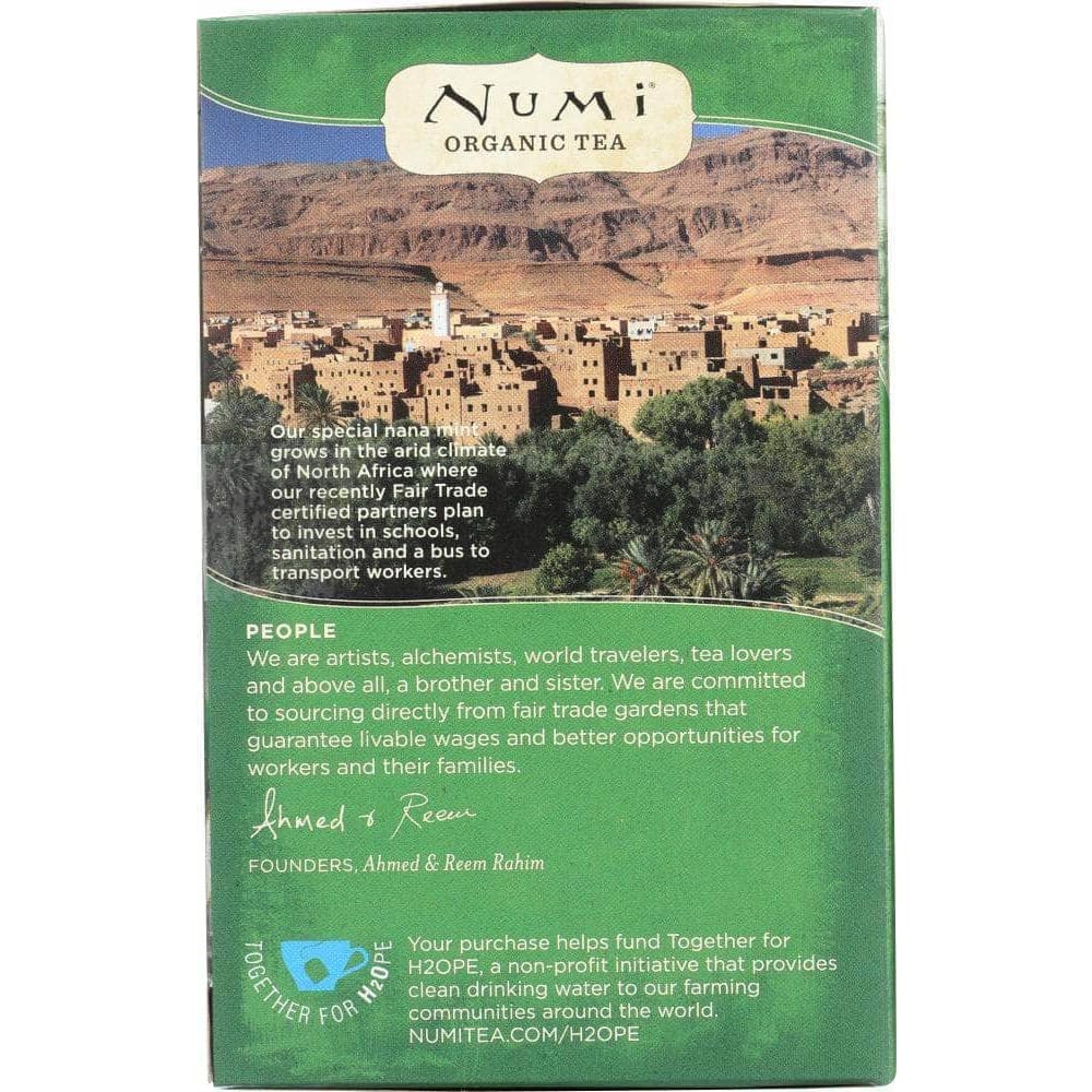 Numi Numi Teas Organic Moroccan Mint Herbal Tea, 18 bg