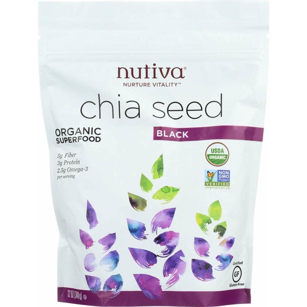 NUTIVA Nutiva Organic Chia Seed Black, 12 Oz