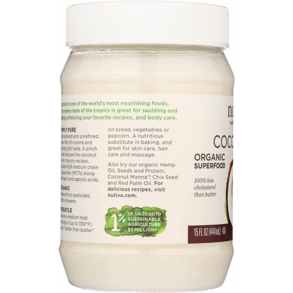 Nutiva Nutiva Organic Virgin Coconut Oil, 15 oz