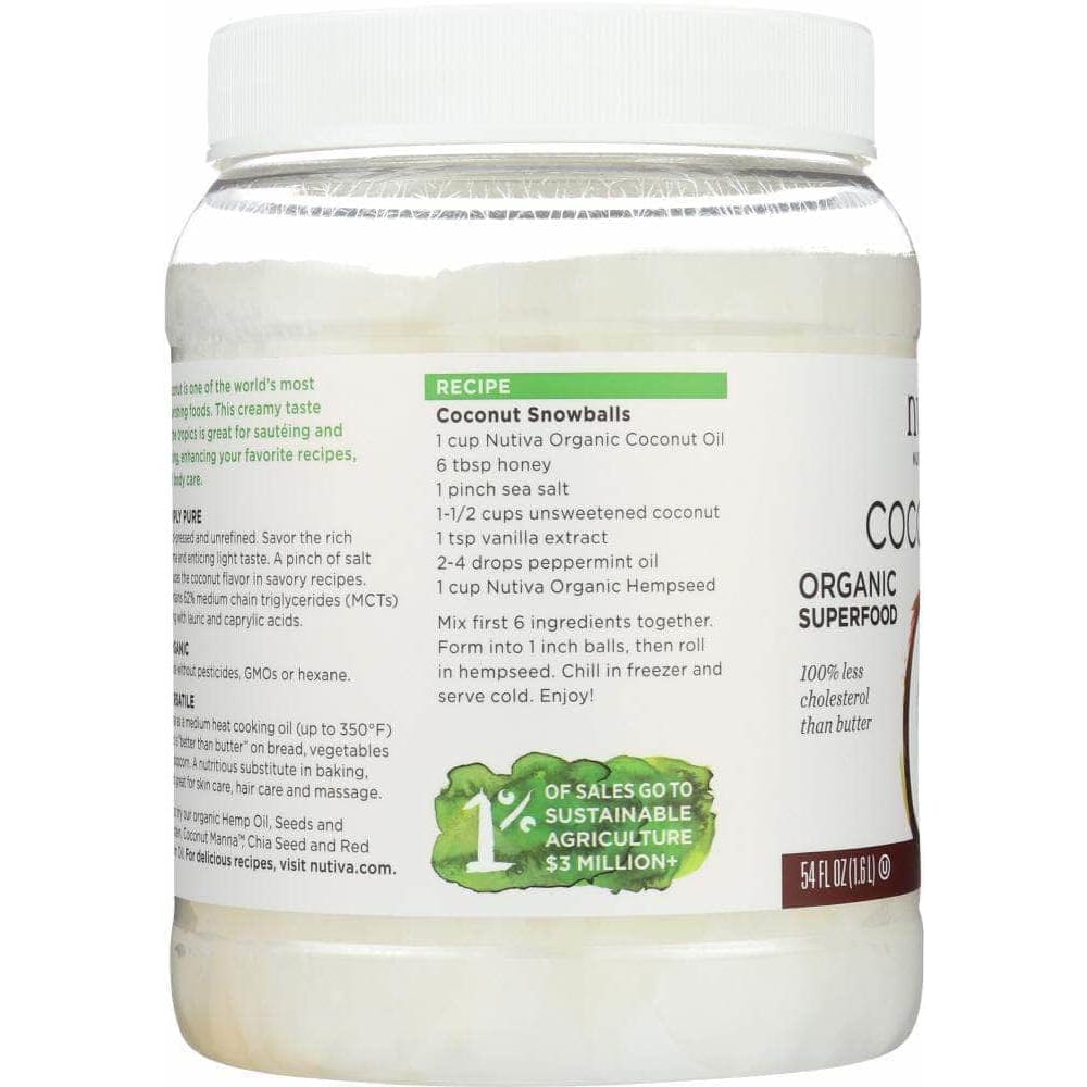 Nutiva Nutiva Organic Virgin Coconut Oil, 54 oz