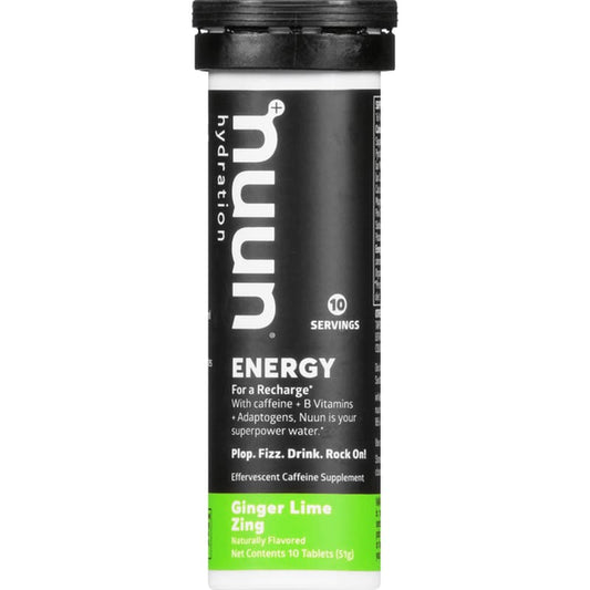 NUUN NUUN Energy Ginger Lime Zing, 10 tb