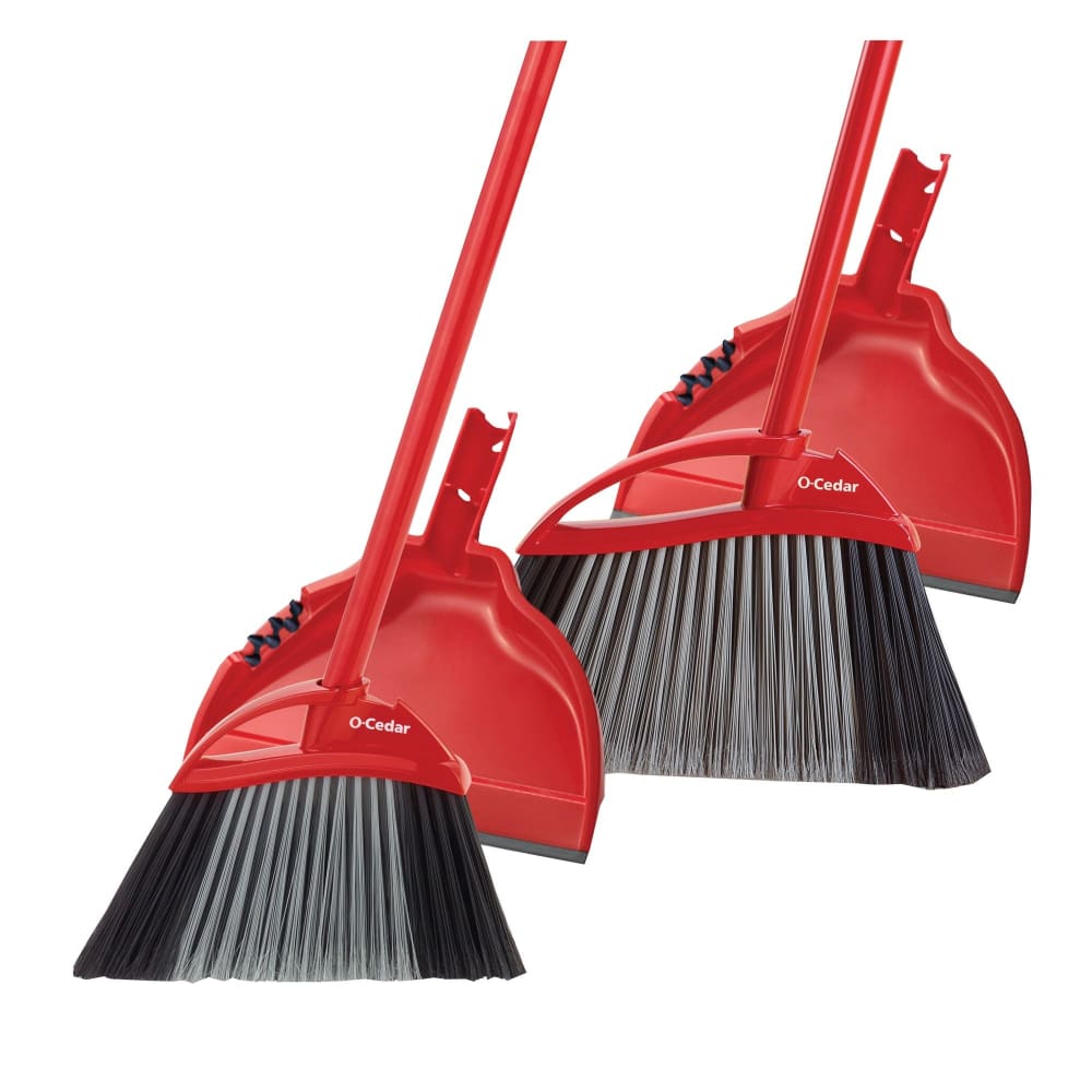 O-Cedar Broom and Dust Pan Set 4 pk. - O-Cedar