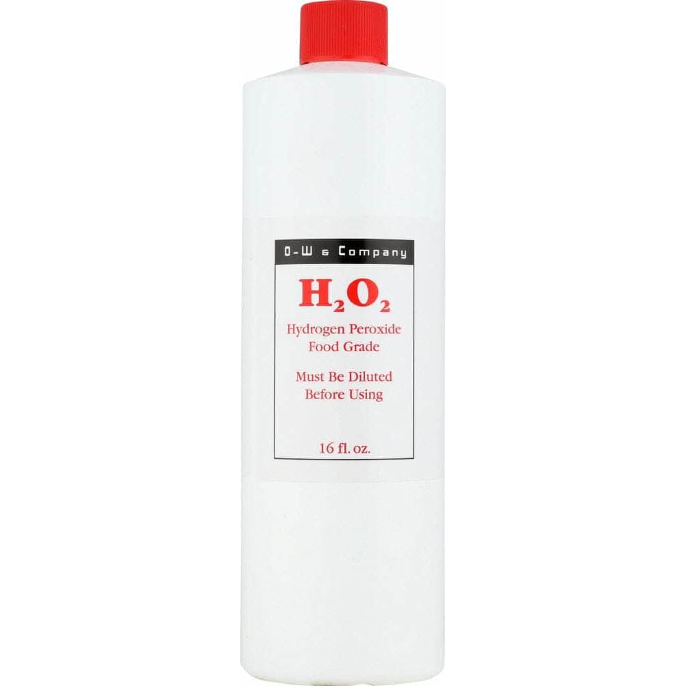 O W & Co O-W & Company H2O2 Hydrogen Peroxide Food Grade 12%,16 oz