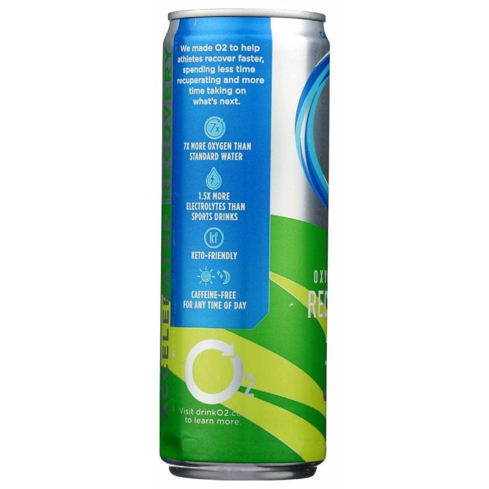 O2 O2 Drink Lemon Lime Caff Fr, 12 Oz