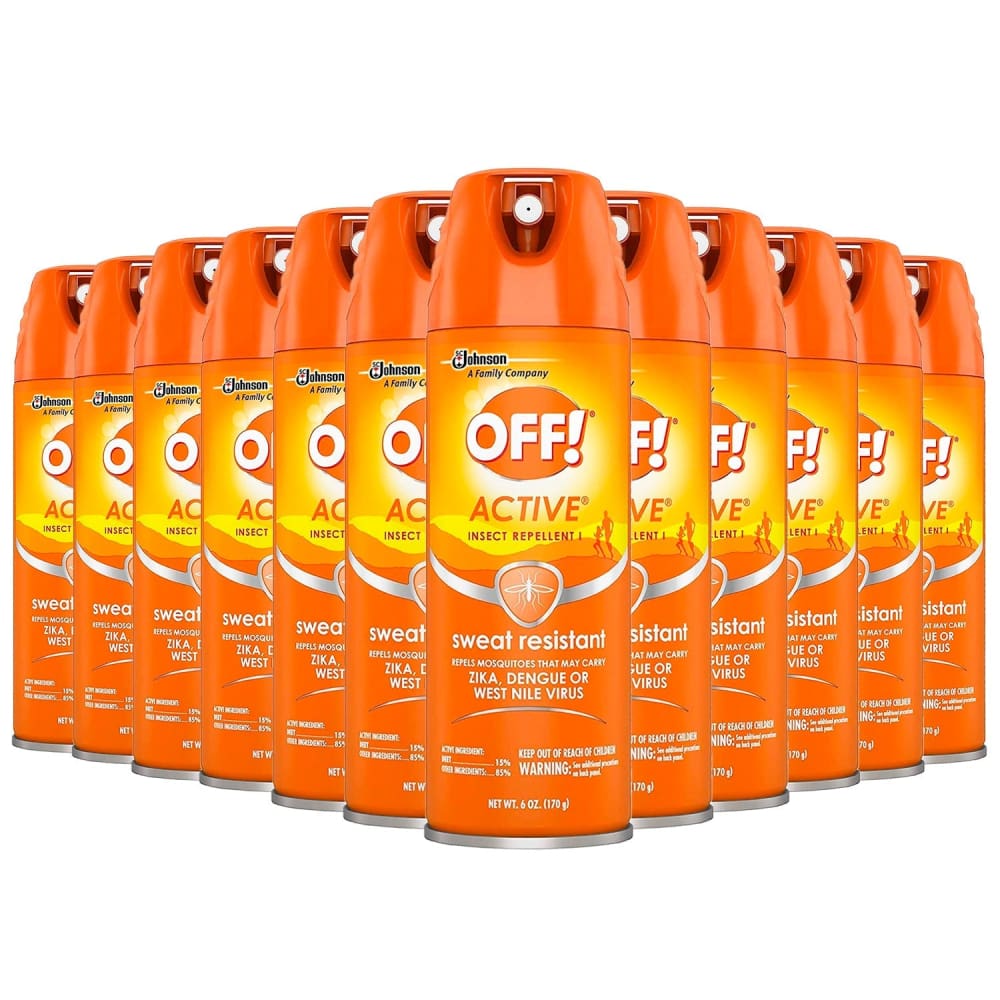 OFF! Active Insect Repellent Bulk - 6 Oz - 12 Pack - Insect Repellents - OFF!