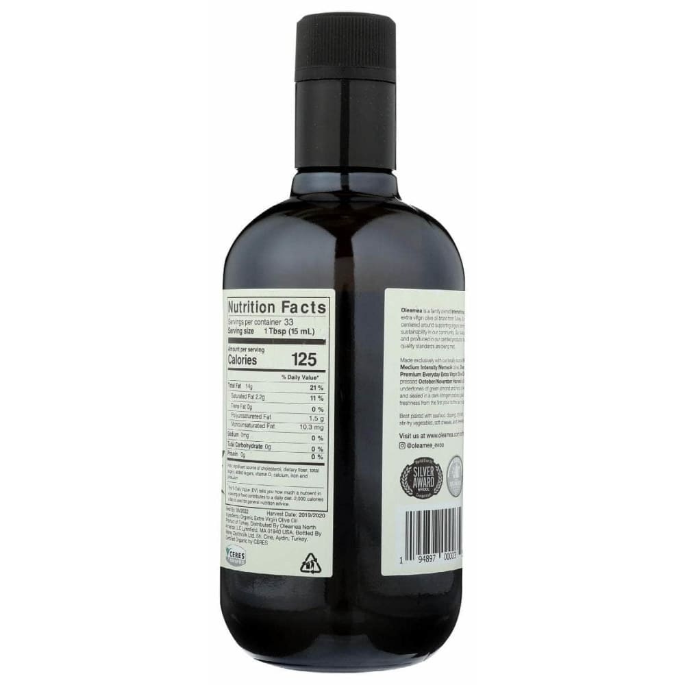 OLEAMEA OLIVE OIL Oleamea Olive Oil Oil Evoo Everyday Org, 500 Ml