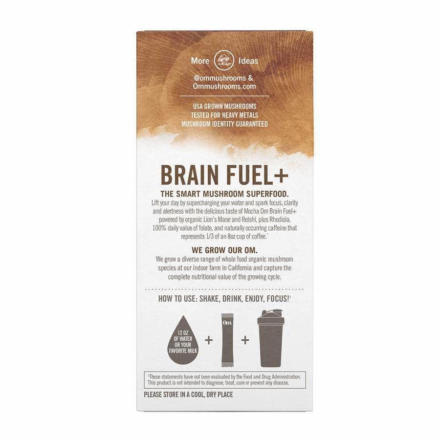 Om Organic Mushroom Nutrition Om Organic Mushroom Nutrition Mocha Brain Fuel Drink Stick, 2.6 oz