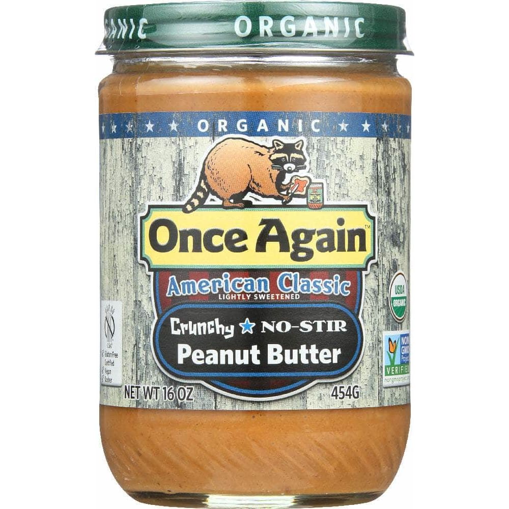 Once Again Once Again Organic American Classic Crunchy Peanut Butter, 16 Oz