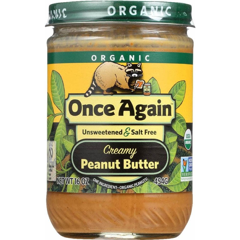 Once Again Once Again Organic Peanut Butter Creamy No Salt, 16 oz