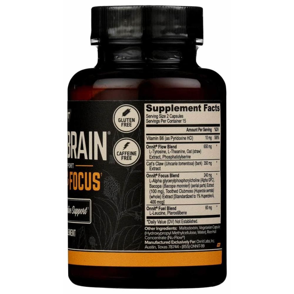 ONNIT Vitamins & Supplements > Miscellaneous Supplements ONNIT: Alpha Brain Capsule, 30 cp